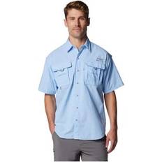 Nylon Camisas Columbia PFG Bahama II Short Sleeve Shirt - Blue