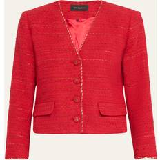 Kobi Halperin Clara Tweed Jacket - Scarlet