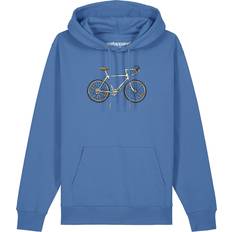 Pullover Watapparel Doodle Bike Sweatshirt - Bright Blue