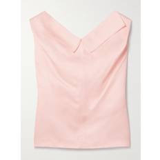 Pink - Women Blouses Khaite Selly Silk Top - Soft Pink