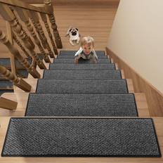Stair Treads Carpet 15 pcs for Wooden Steps