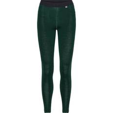 Merino Wool Base Layer Pants W - Mørkegrøn