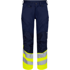 FE Engel XL Arbejdsbukser FE Engel 2546-314 Safety Bukser - Blå/Gul