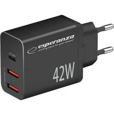 Bodenlautsprecher Esperanza EZC106K USB Netzladegerät Schwarz