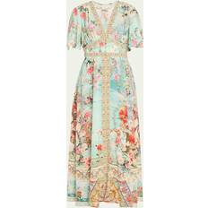 Midi Dresses - Silk Camilla Floral Silk Maxi Dress - Multicoloured
