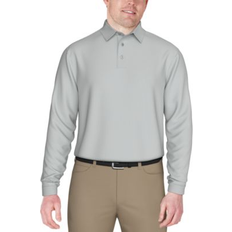 Hauts Pga Tour Men's Jacquard Polo Shirt - Quarry