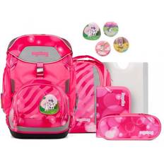 Tasker Ergobag Pack Neo Schulrucksack Set - Rosa