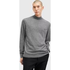 AllSaints Herr Tröjor AllSaints Kilburn Wool Mock Neck Sweater - Carter Grey