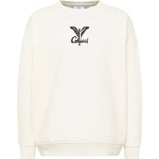 6XL - Unisex Tröjor Carlo Colucci Oversize Unisex Sweatshirt - Vit