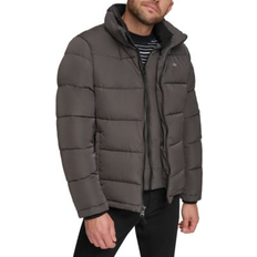 Calvin jacket Calvin Klein Puffer With Set In Bib Detail - Alloy Grey