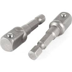 Uxcell Socket Adapter Set 2 x 1/4" Hex Shank to 3/8" Impact Driver