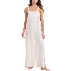 Sanctuary Coastal Covers Cover-Up Overalls - Unbleached Linen