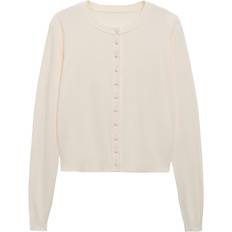 Mango Pesto Cardigan - Lysebeige