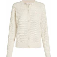 Tommy Hilfiger Damen Cardigans Tommy Hilfiger Cable Knit Crew Neck Cardigan