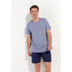 Men - Modal Sleepwear Hom Modal Comfort Short Pajama Set - Navy