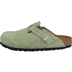 Birkenstock Green Clogs Birkenstock Boston Soft Footbed Narrow Fit - Green