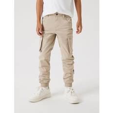 Bruna Byxor Name It Cargobyxor Twill Pant Byxor - Brun