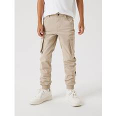 Beige Bukser Name It Nkmryan Cargo R Twi Pant - Oxford Tan