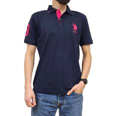 U.S. Polo Assn. Tops U.S. Polo Assn. Herren Hemd mit 3" Patch - Navy/Hellrot