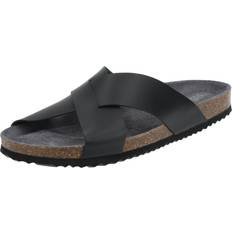 Geox Men's U Sandal Ghita D Slide - Black