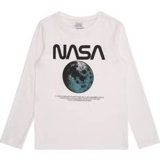 Noir Chemises s.Oliver Langarmshirt Mit NASA Print - Marine/Schwarz/Weiß