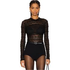 A Bodysuits Free People Angelina Bodysuit - Black