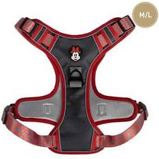 Minnie Mouse Dark Grey Dog Harness M/L