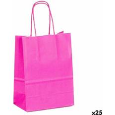 Multicoloured Gift Bags Magenta Paper Gift Bags 15 x 8 x 21 cm