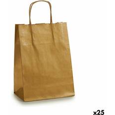 Paper Gift Bags Pincello Eco-Friendly Golden Paper Bags 24 x 12 x 40 cm