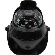 Boating Securefix Direct Illuminated Pivoting Marine Navigation Compass Black
