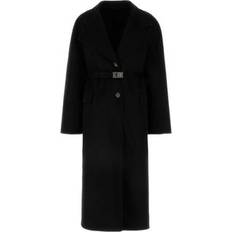 Lungo Cappotti Ferragamo Single Breasted Coat - Black