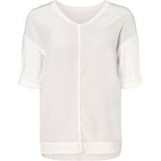 XXL Blusen Marc Cain Blusenshirt Kurzarm - Offwhite