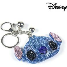 Multifarvet Nøgleringe Disney Nøglekæde 3D Keychain - Strass