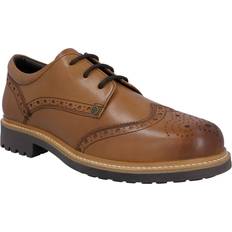 Hunter Herr Lågskor Hunter Cawdor Leather Brogue Gibson Shoes - Tan