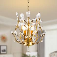 Blue Elephant Nevis 3 Light Chandelier 34cm H x 33cm W x 33cm D Pendant Lamp