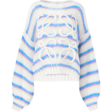 Clothing Loewe Anagram Mohair Sweater - White Multicolor