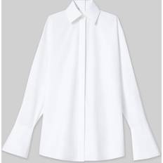 Organic Fabric - Women Shirts Lafayette 148 New York The Portrait Shirt - White