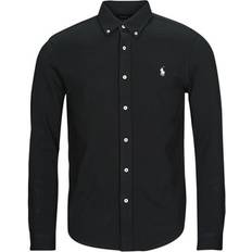 Polo Ralph Lauren Herre Bluser Polo Ralph Lauren Hemdbluse - Schwarz/Weiß