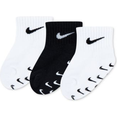 Nike Babies Underwear Children's Clothing Nike Logo Gripper Ankle Socks - White