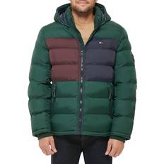 Tommy Hilfiger Men Outerwear Tommy Hilfiger Men's Quilted Puffer Jacket - Pine Combo