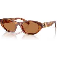 Miu Miu Solglasögon Miu Miu Sköldpaddemönstradeshell Solglasögon Acetat - Brun