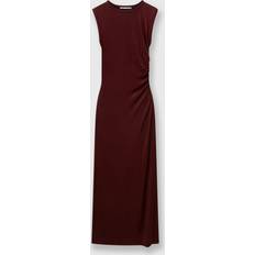 Sleeveless Maxi Dress - Dark Cherry