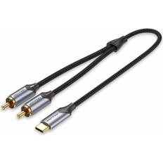Kablar Vention BGUHG RCA-kablar 2-pack för Ljud- och Videokoppling