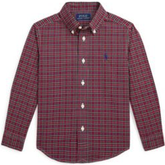 Shirts Plaid Cotton Poplin Shirt - Red/Black