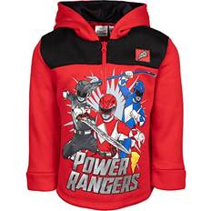 Yellow Hoodies Children's Clothing Power Rangers Fleece Half Zip Pullover Hoodie - Red