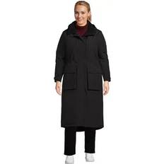 Cappotti Lands' End Plus Size Waterproof Insulated Maxi Coat - Black