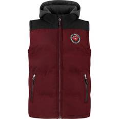 Rouge Gilets Normani Weste Mit Kapuze - Rot