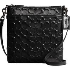 Patent Leather Crossbody Bags Coach Kitt Crossbody Bag - Black