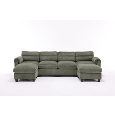 Mercer41 Green Efaz 7-Piece Sectional Sofa