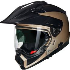 Beige Motorcycle Helmets Nolan Classico Nobile Helmet - Beige/Black